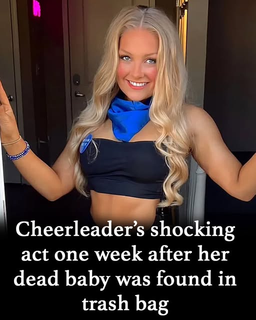 Cheerleader’s surprising act a week after