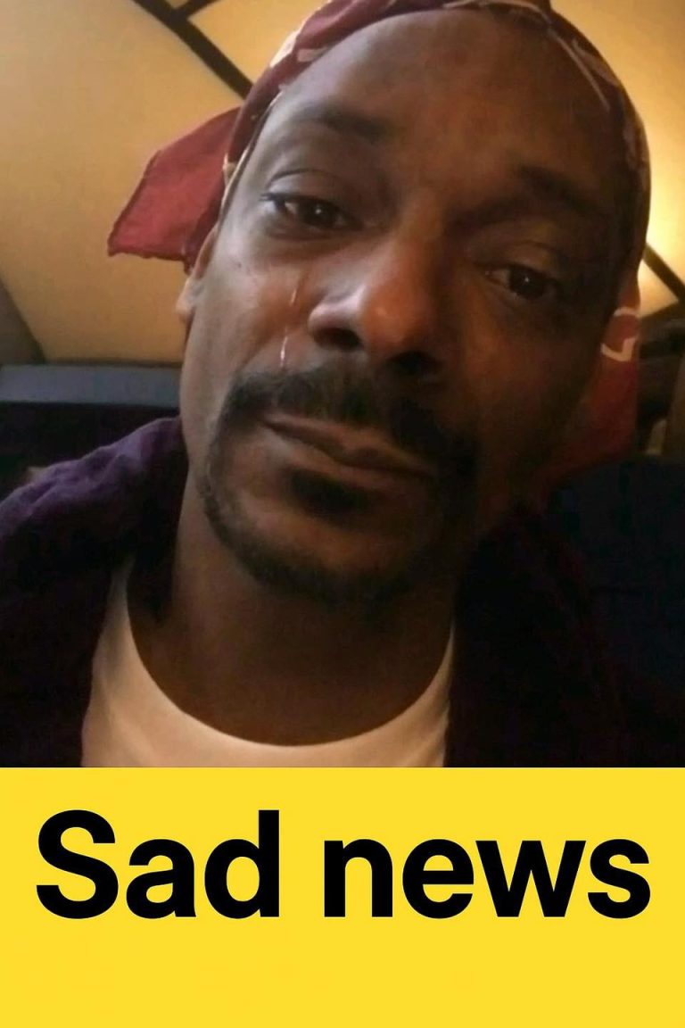 HUGE TRAGEDY Snoop Dogg