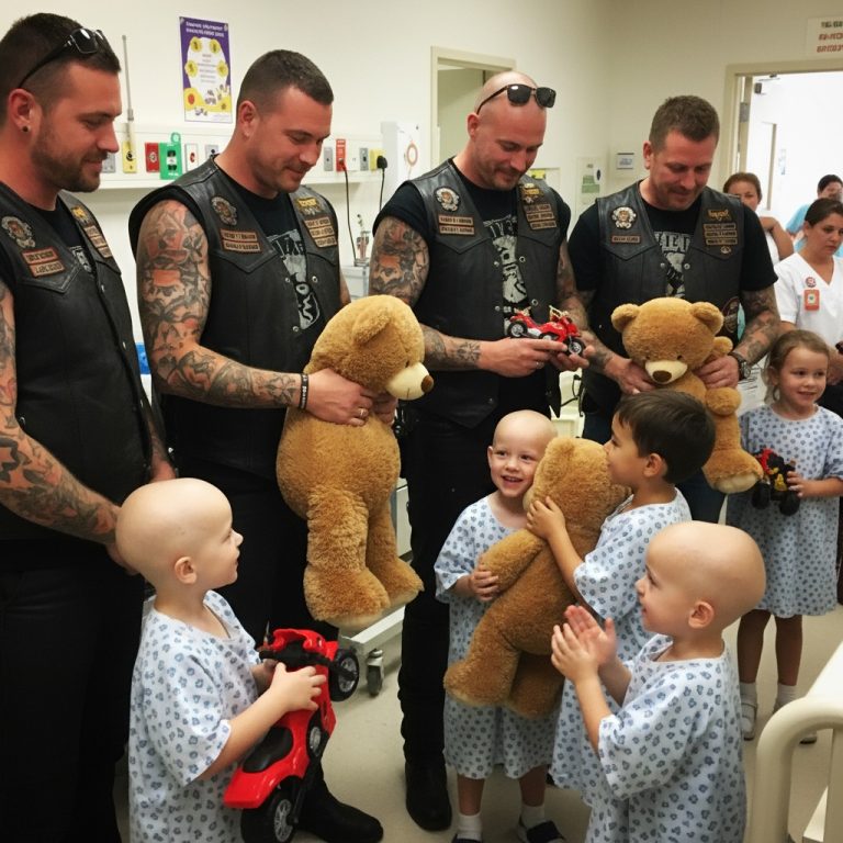 Fifteen Bikers Broke Into Children’s Hospital