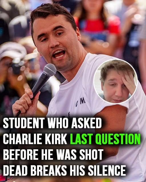 Student who asked Charlie Kirk final question before