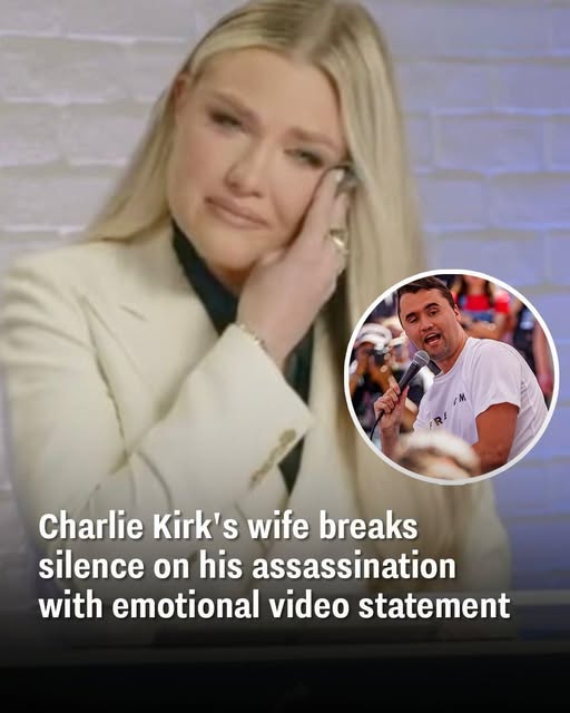 Erika Kirk Breaks Silence After Husband Charlie’s