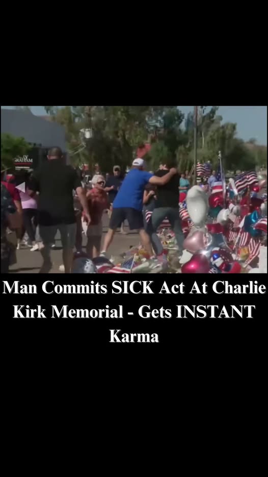Man Arrested For Sick Act At Charlie Kirk Memorial