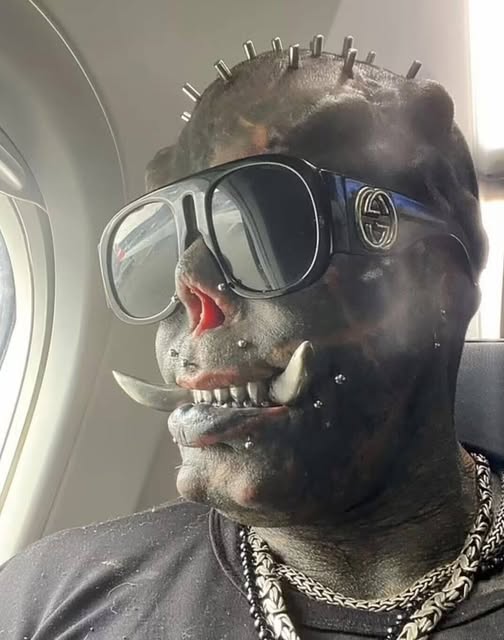 Tattooed Man Known As ‘Human Satan’ Who Amputated