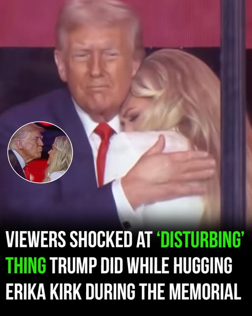 ‘Disturbing’ thing Trump did when hugging