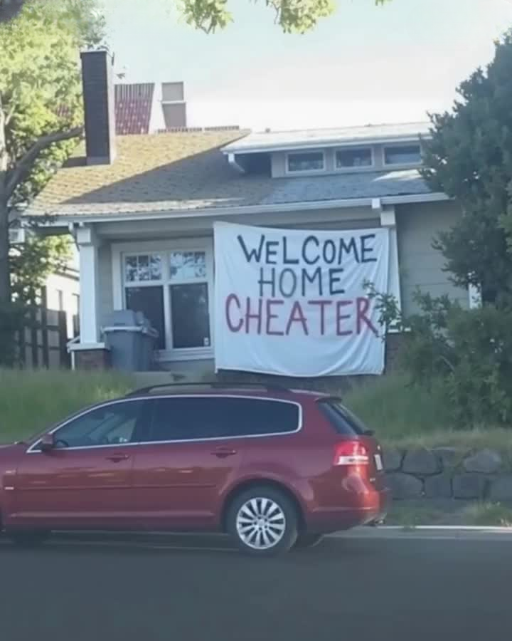 The Day a Banner Appeared Outside My House