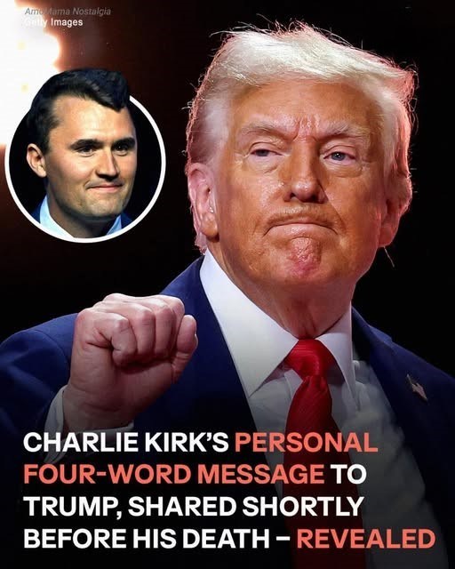 Donald Trump Recalls Charlie Kirk’s Last