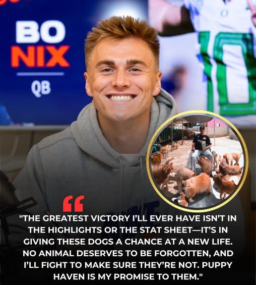 HEARTWARMING STORY: Bo Nix Launches