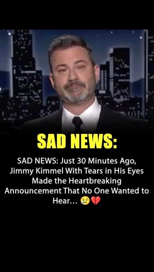 Sad News About Jimmy Kimmel