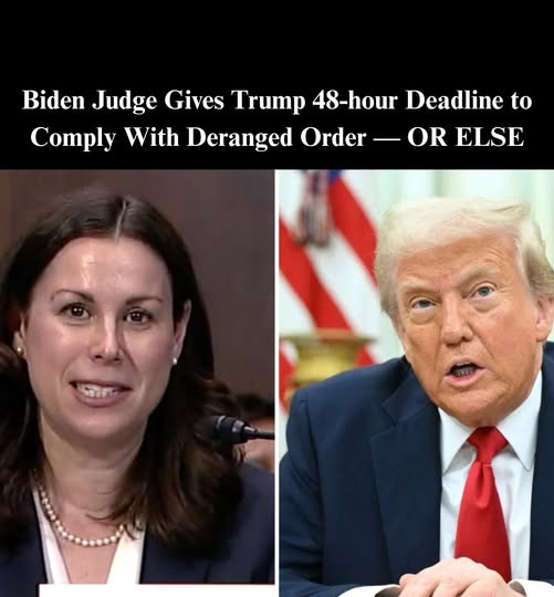 Biden Judge Gives Trump 48-Hour
