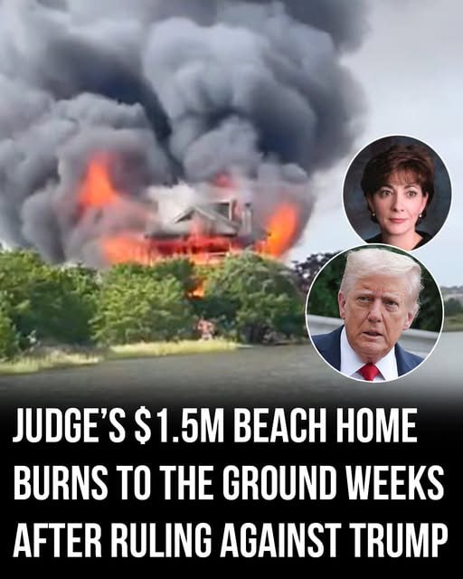 Judge’s $1.5M beach home burns to