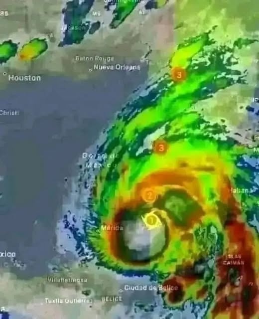 BREAKING NEWS Large HURRICANE