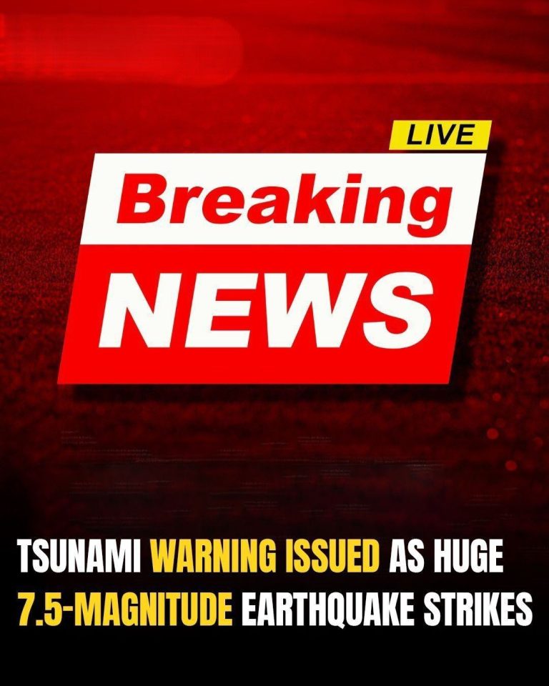 7.5 Quake Triggers Tsunami Alert