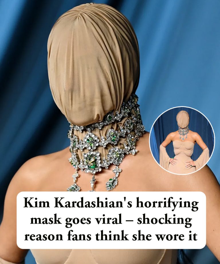 Kim Kardashian mocked for bizarre mask