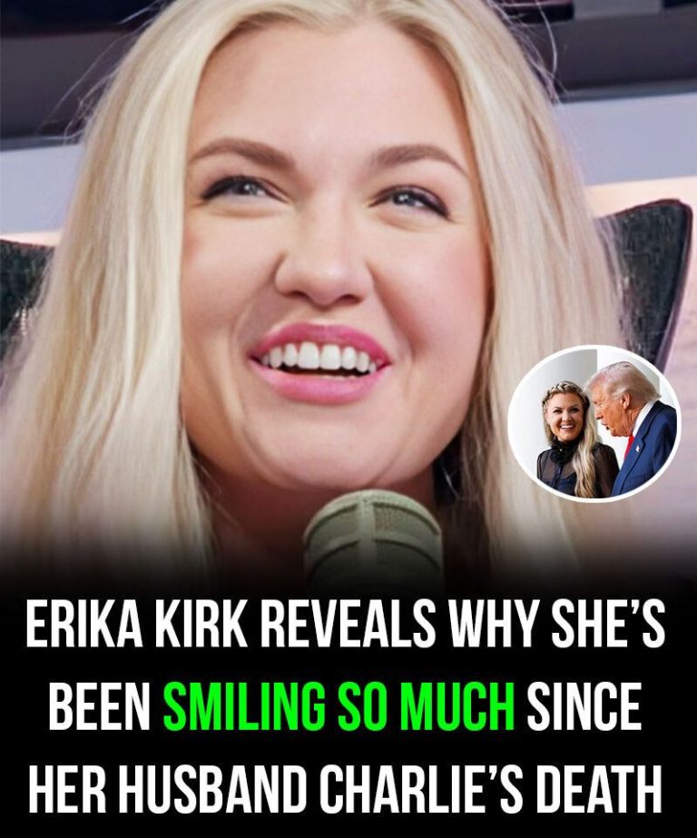 Erika Kirk reveals why she’s been smiling