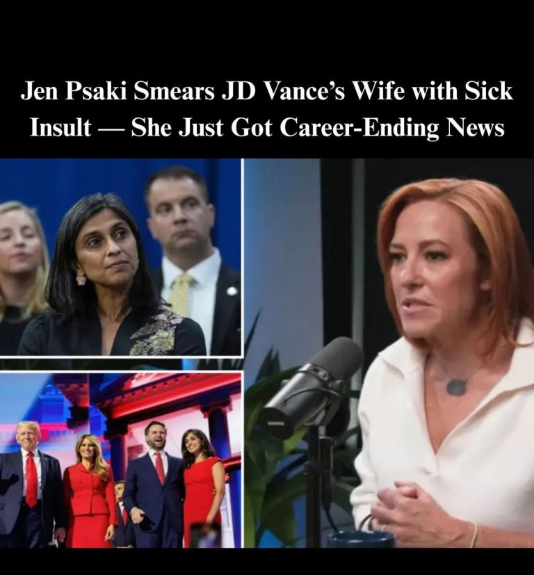 PSAKI MOCKS JD VANCE AND SPARKS OUTRAGE