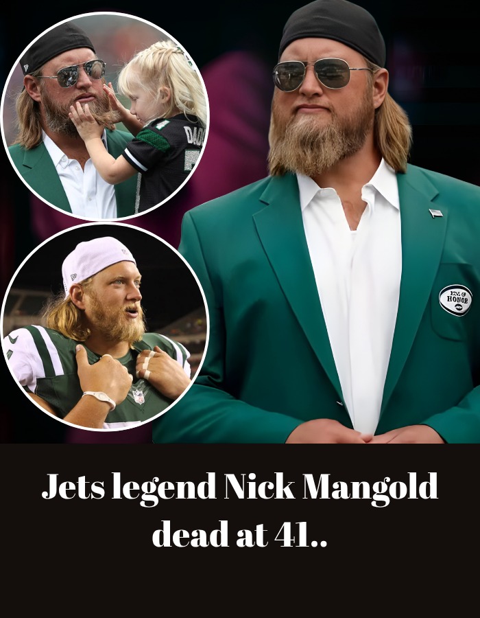 Jets legend Nick Mangold dead at 41