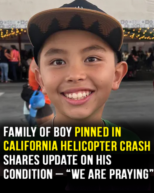 Family of boy pinned in California helicopter