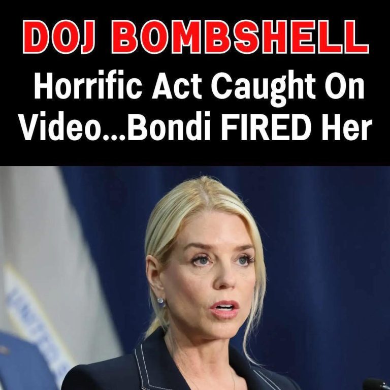 “She’s Out: Bondi Fires DOJ Figur