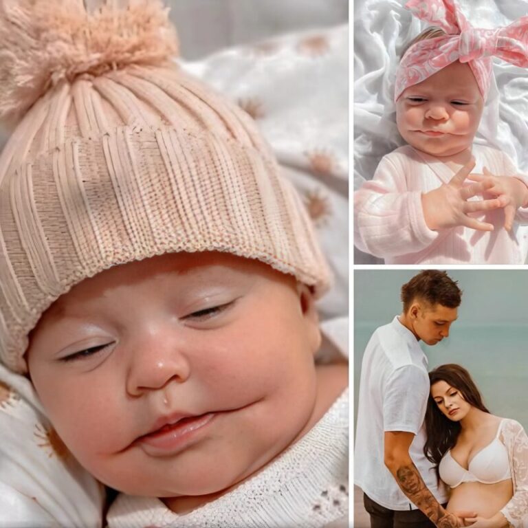 The young couple awaited the arrival of their