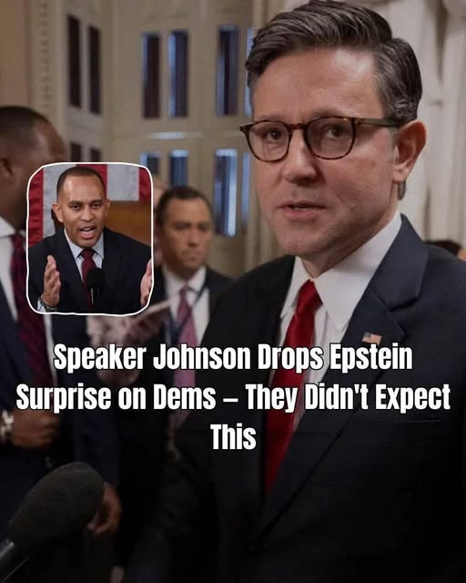 Speaker Johnson Warns Democrats’ Sudden Push on Epstein Files Is