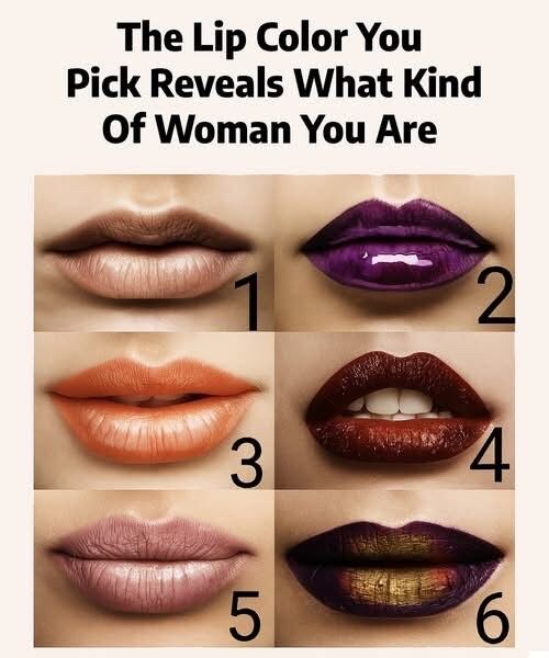 The Lip Color You Pick Reveals What Kin