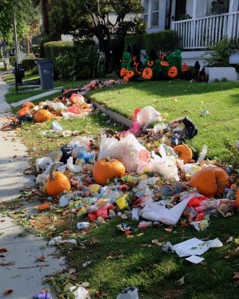 My Halloween Decorations Were Destroyed