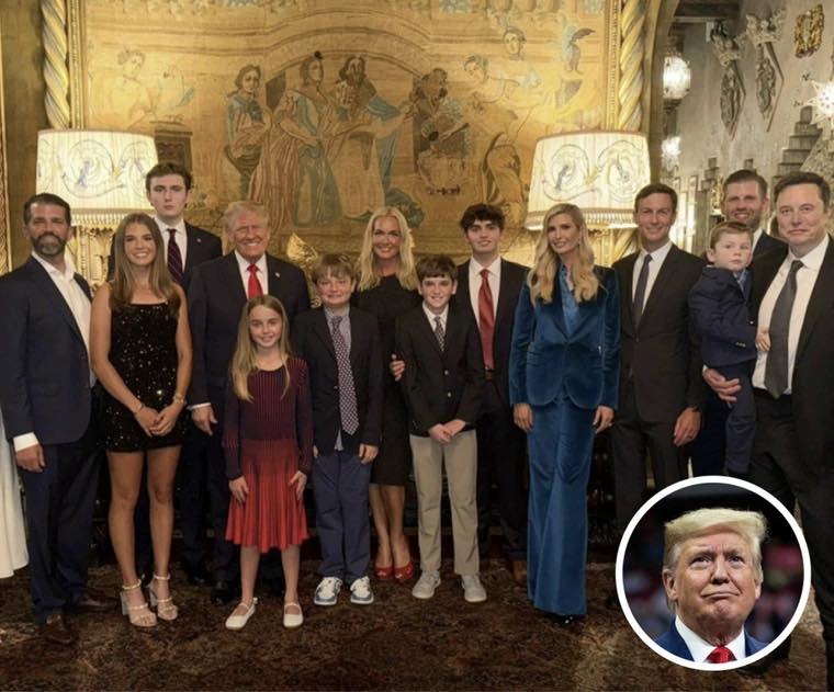 Photo Of Trump Family On Election Night