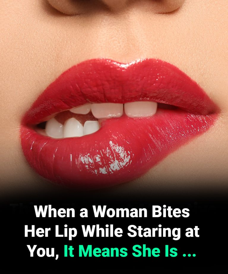 When a Woman Bites Her Lip