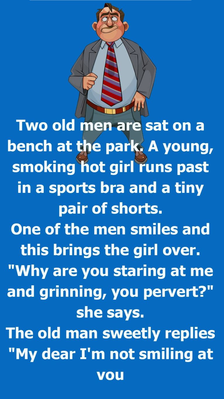 Old men sitting on a bench…