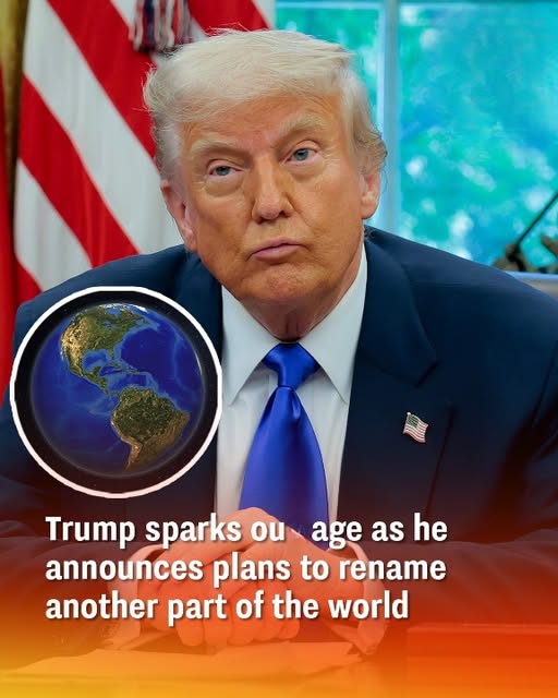 Trump sparks outr.ge as he announces