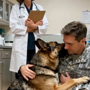 A Dy.ing Dog Hugged a Veteran One Last Time