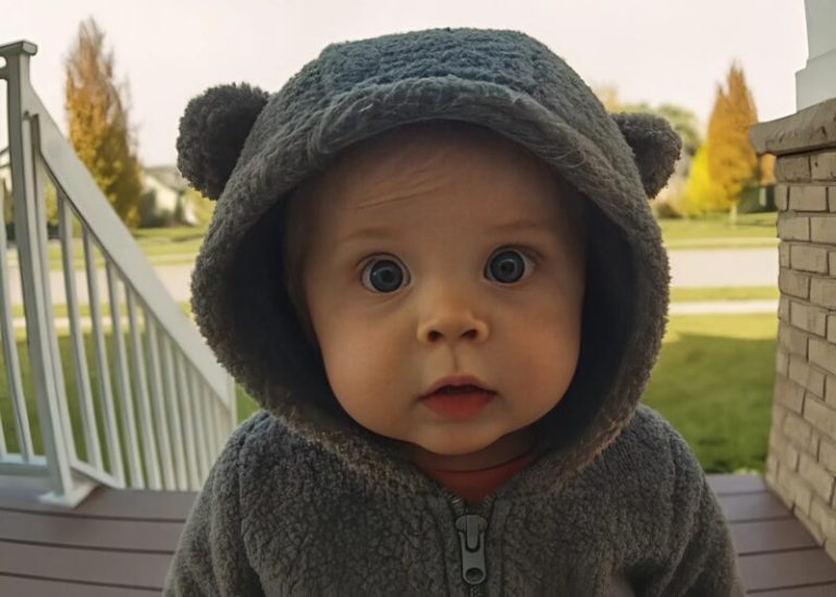 For several days in a row, a little girl came up