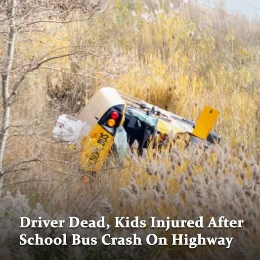 A school bus carrying 32 children crashed
