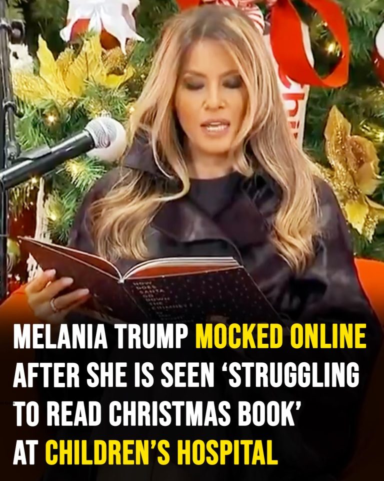 Melania Trump mocked online after she is seen