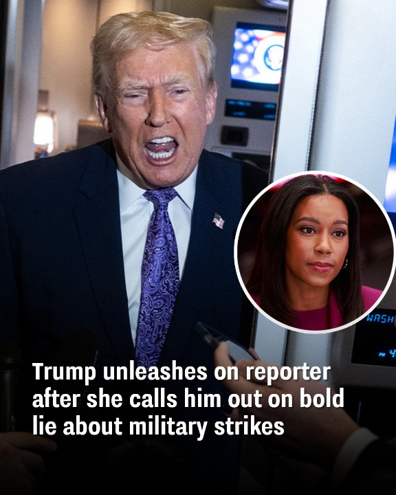Trump unleashes on reporter after she calls