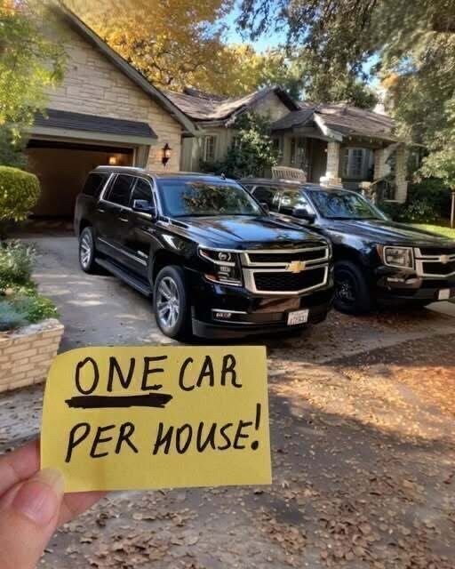 One Car Per House? Neighbor’s Plan Backfires