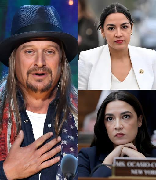 AOC and Kid Rock Share a Brief but