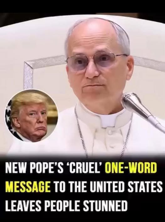 Popes one-word message to the United States
