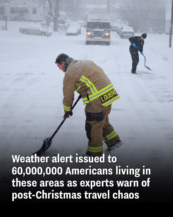Weather alert issued to 60,000,000 Americans