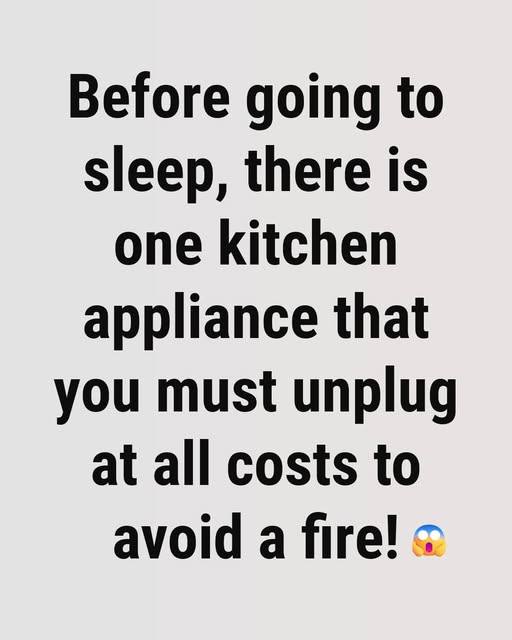 A Common Kitchen Safety Tip