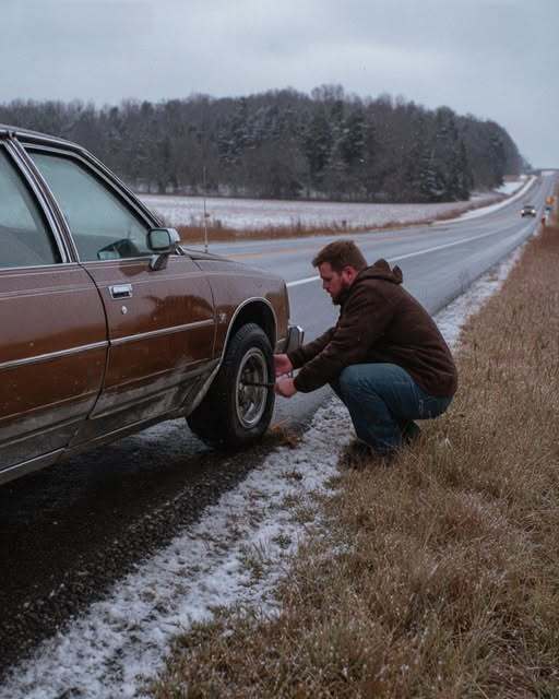 I Helped an Elderly Couple with a Flat Tire on the Highway