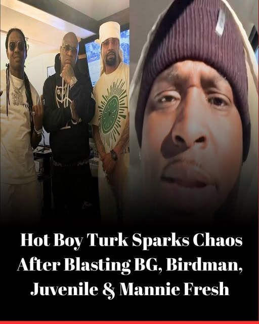 Hot Boy Turk GOES OFF on BG, Birdman,