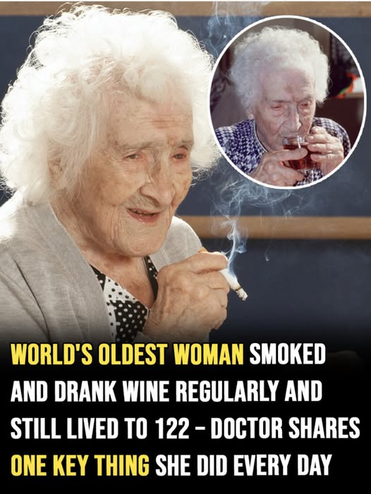 World’s oldest woman smoked and drank wine