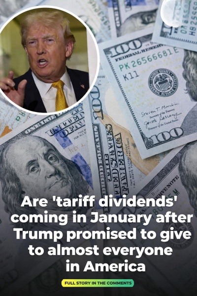 Are ‘tariff dividends’ coming in January
