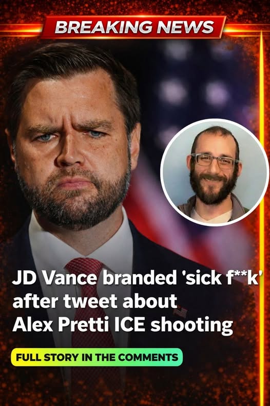 JD Vance branded ‘sick f**k’ after tweet about Alex Pretti