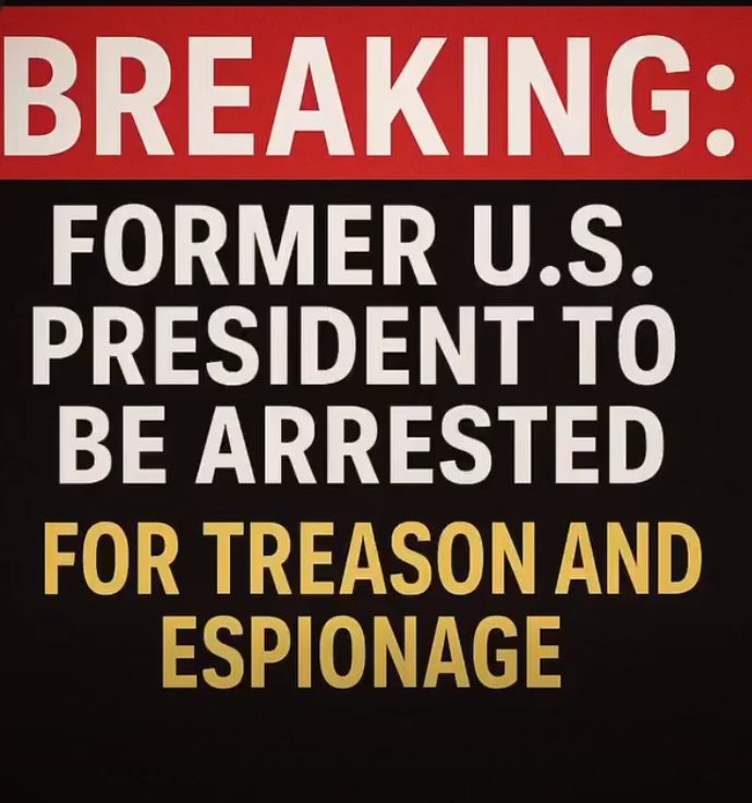 BREAKING: Former U.S. President to Be Arrested