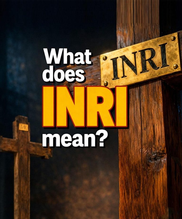 What INRI Stands for on Jesus’ Cross