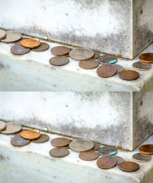 The Hidden Meanings of Coins Left