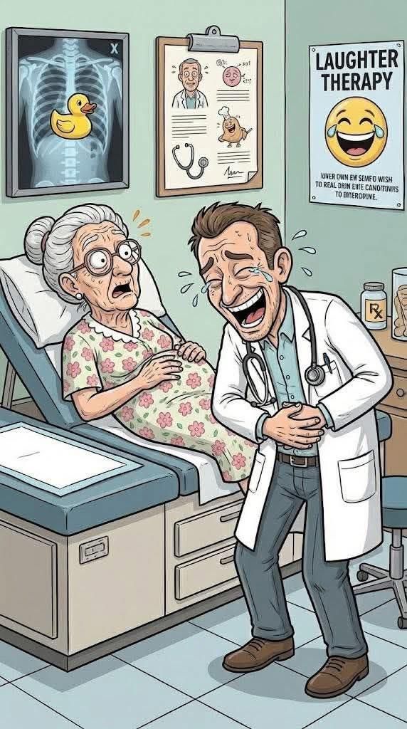 “One day an old lady went to the doctor