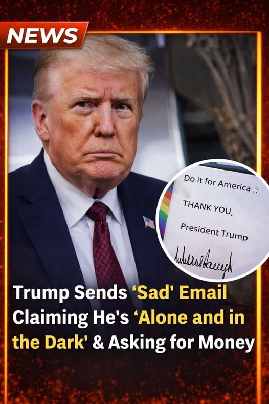 Trump sends out ‘sad’ email revealing he’s